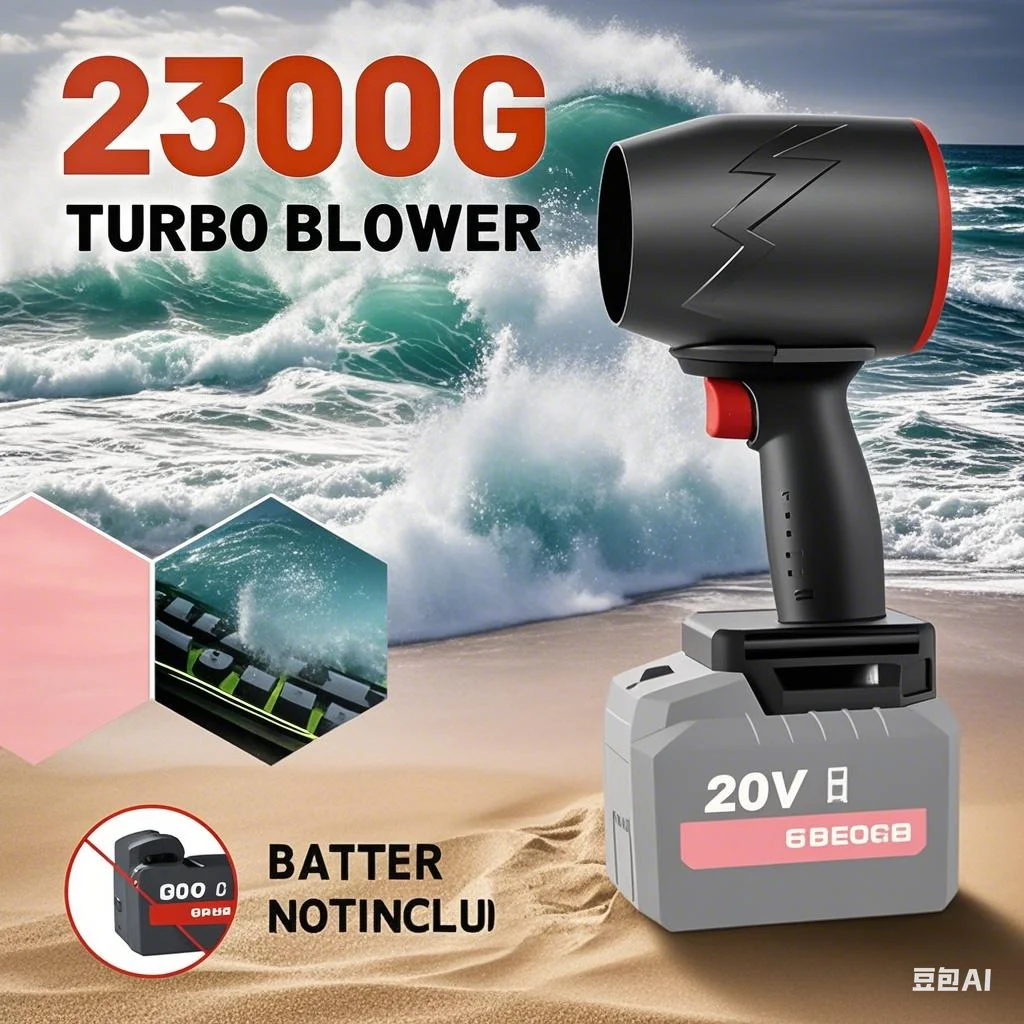 1100W Car Violent Air Blower Powerful Handheld Turbo Jet Fan High Speed 64mm Brushless Motor Thrust 2300g Car Wash Air Gun Dryer
1100W Car Violent Air Blower Powerful Handheld Turbo Jet Fan High Speed 64mm Brushless Motor Thrust 2300g Car Wash Air Gun Dryer
