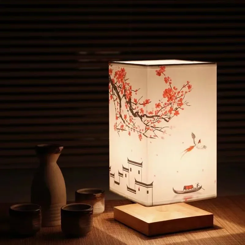 Japanese Retro Table Lamp Simple Creative Designer Bedroom Bedside Decoration Solid Wood Fabric LED Eye Protection Desk Light
Japanese Retro Table Lamp Simple Creative Designer Bedroom Bedside Decoration Solid Wood Fabric LED Eye Protection Desk Light