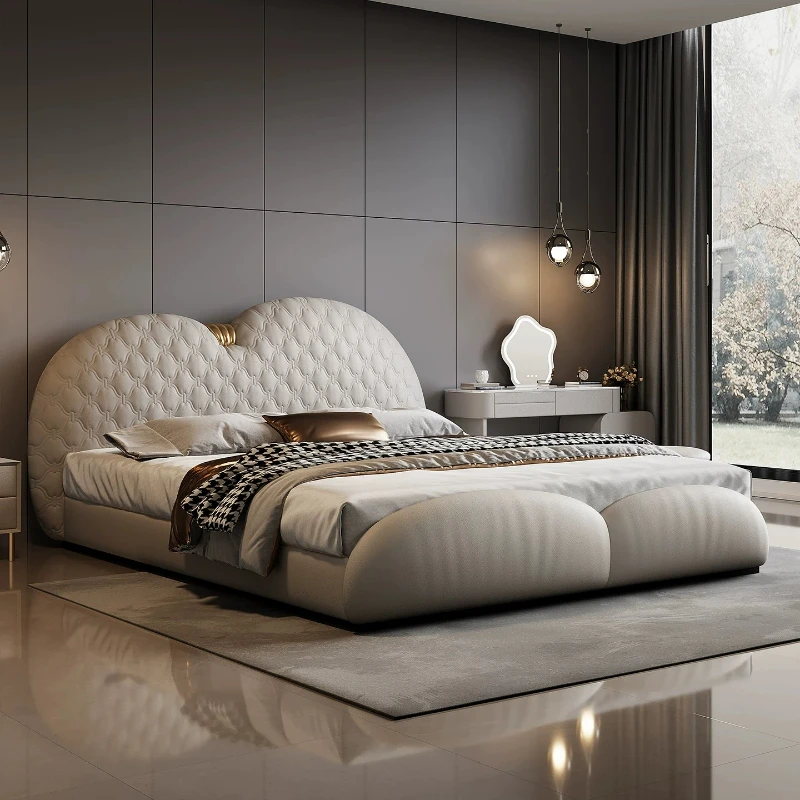 Italian light luxury leather modern double bed simple soft bag bedroom beds and bed frames furniture 150x200 180x200 200x220cm
Italian light luxury leather modern double bed simple soft bag bedroom beds and bed frames furniture 150x200 180x200 200x220cm
