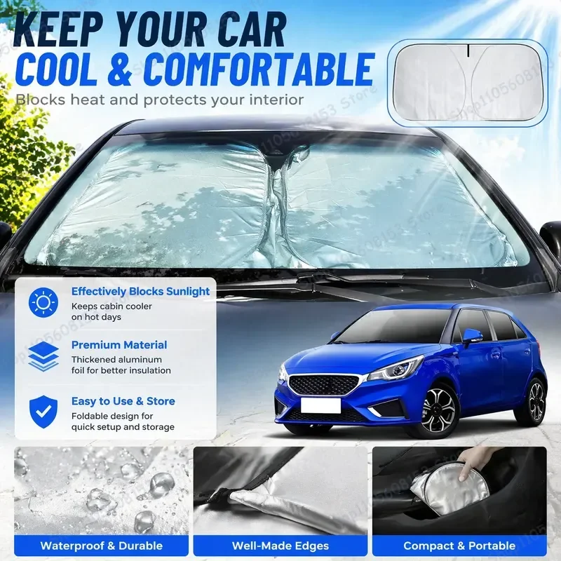 For MG 3 4 5 6 7 ZS HS ONE ES5 Cyberster GT GS RX5 RX8 Car Windshield Sun Shade UV Protection Heat Reflective Interior
For MG 3 4 5 6 7 ZS HS ONE ES5 Cyberster GT GS RX5 RX8 Car Windshield Sun Shade UV Protection Heat Reflective Interior