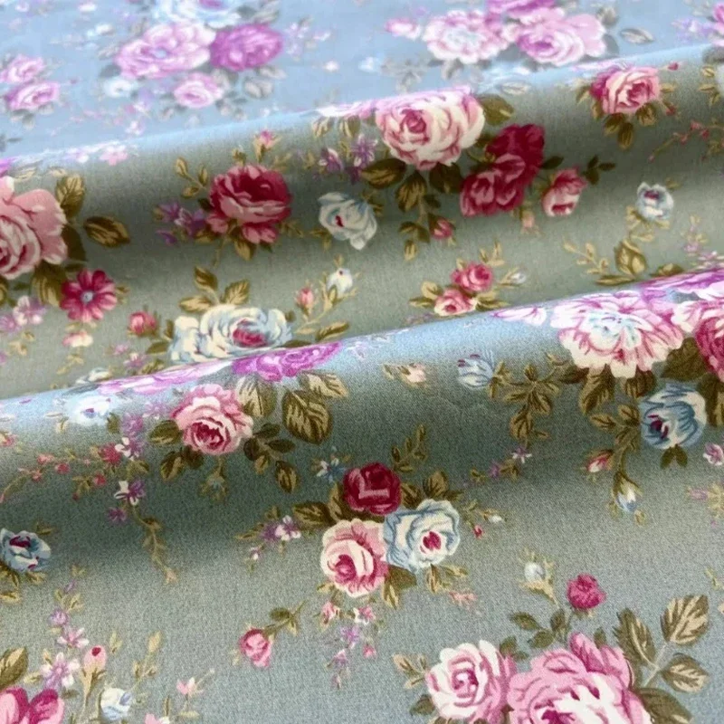 100x160cm Cotton Rose Printed Fabric for Home Wear Dress Pajamas Bedding Pure Vintage Rose Twill Cotton Fabric DIY Sewing
100x160cm Cotton Rose Printed Fabric for Home Wear Dress Pajamas Bedding Pure Vintage Rose Twill Cotton Fabric DIY Sewing