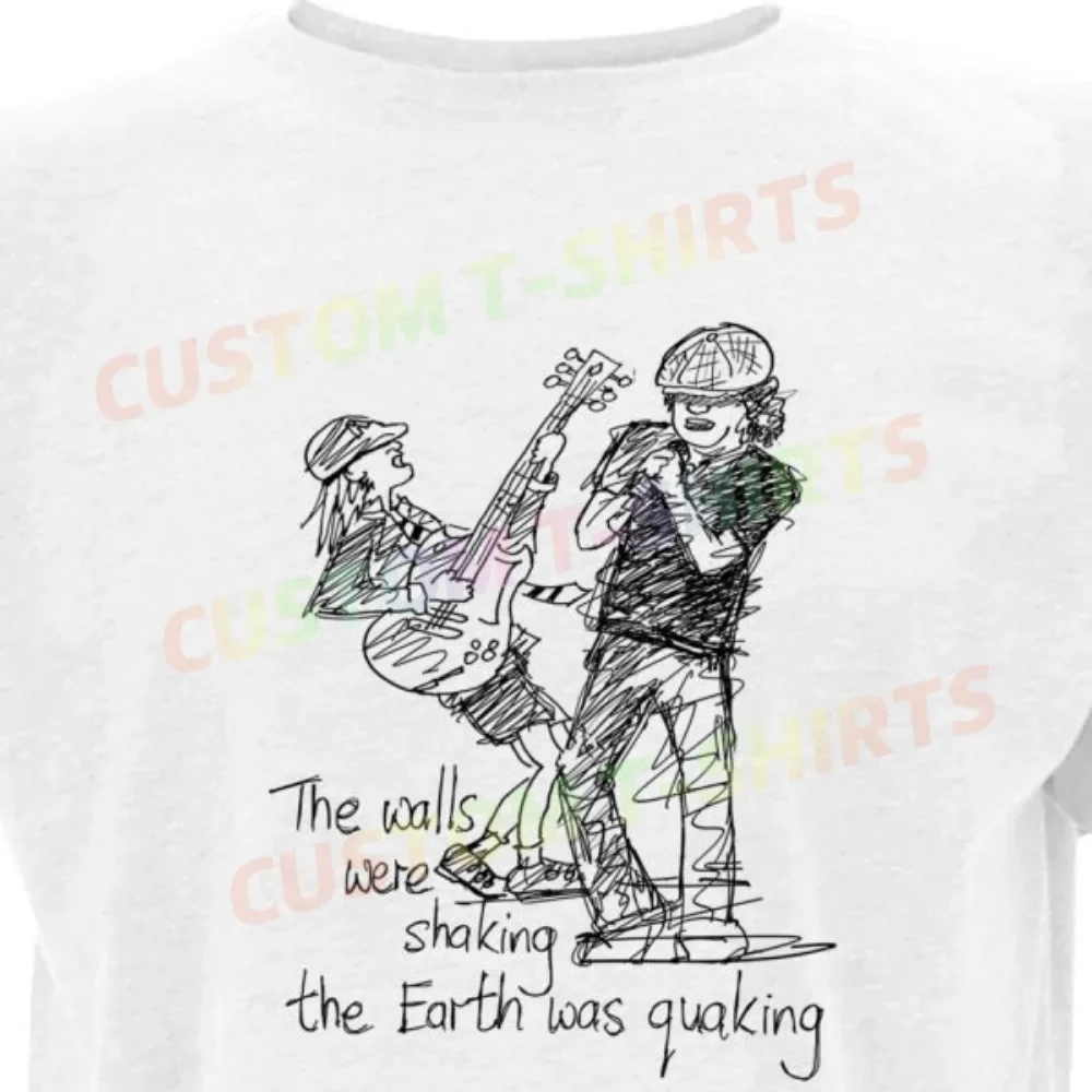 194 4_AC_DC_–_You_Shook_Me_All_Night_Long Fans' comic-style hand-drawn pattern T-shirts for both men and women in summer 
194 4_AC_DC_–_You_Shook_Me_All_Night_Long Fans' comic-style hand-drawn pattern T-shirts for both men and women in summer