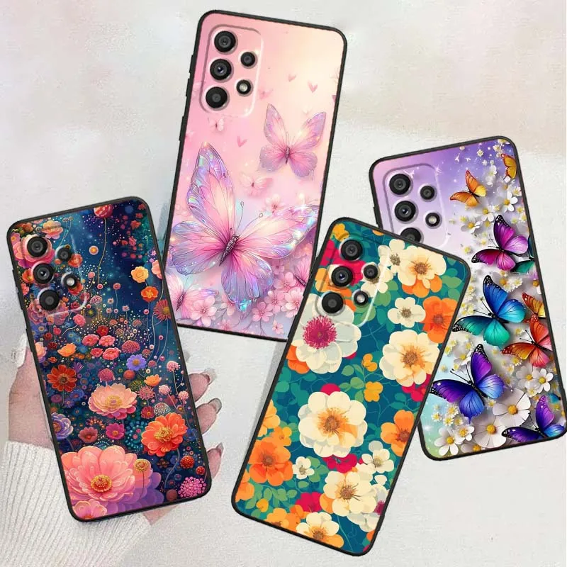 Butterfly Flower Anime Cover For Samsung A41 A35 A34 A33 A32 A25 A24 A23 A21s A06 A05 A04 A03 Note 10 20 Ultra 5G Black
Butterfly Flower Anime Cover For Samsung A41 A35 A34 A33 A32 A25 A24 A23 A21s A06 A05 A04 A03 Note 10 20 Ultra 5G Black