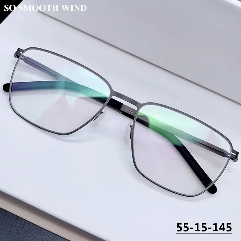 Germany Screwless Square Glasses Frames Ultralight Men Business Thin Steel Rim Eyeglasses Women Rectangle Eyewear Spectacles New
Germany Screwless Square Glasses Frames Ultralight Men Business Thin Steel Rim Eyeglasses Women Rectangle Eyewear Spectacles New
