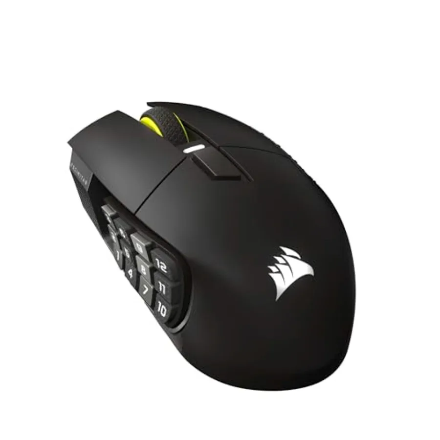 MMO gaming mouse for PC lightweight aluminum alloy body matte black finish 33000 DPI sensor 16 programmable buttons key slider
MMO gaming mouse for PC lightweight aluminum alloy body matte black finish 33000 DPI sensor 16 programmable buttons key slider