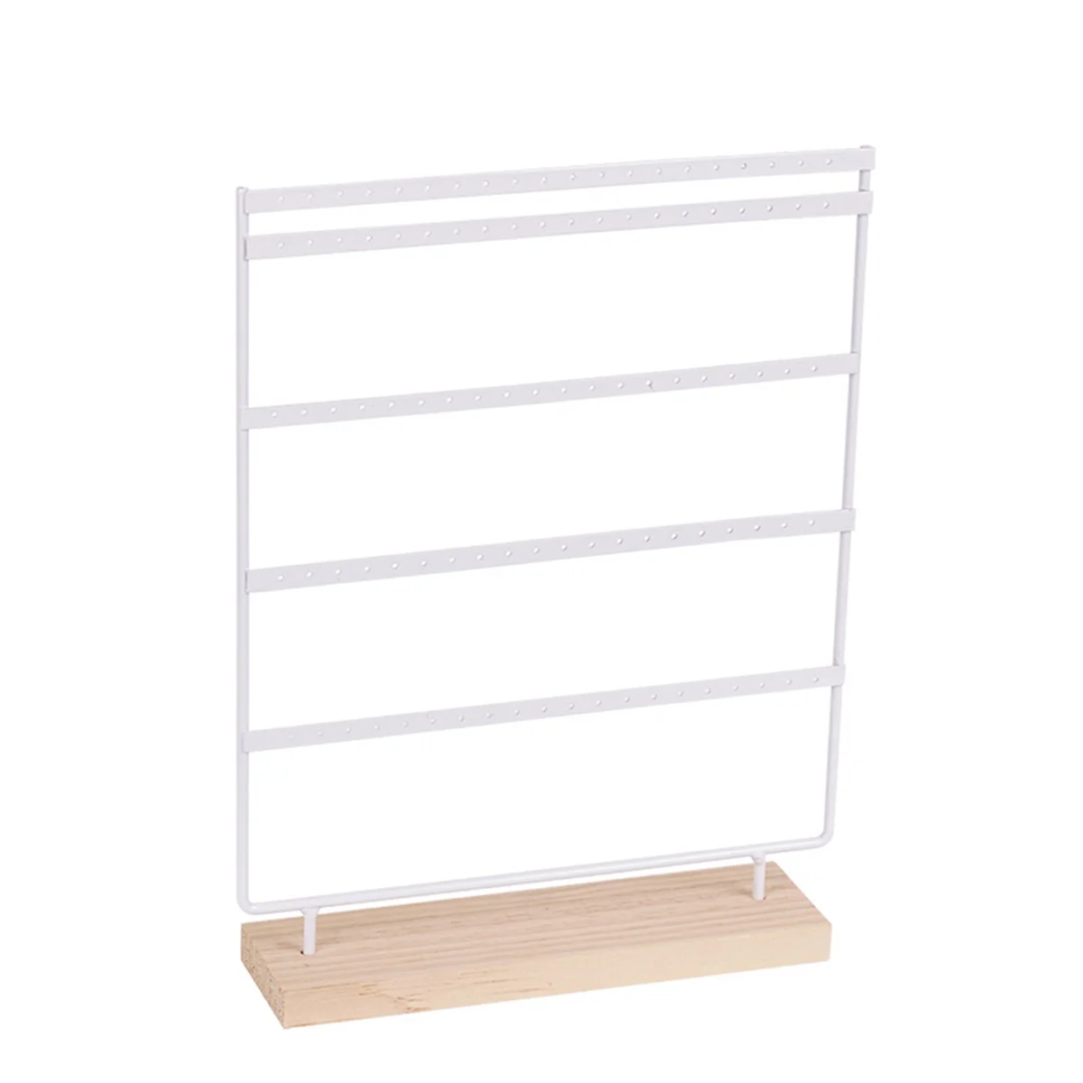 AOA-1 Piece Simple 5-Layer White 100-Hole Jewelry Rack Jewelry Storage Jewelry Rack Dressing Table Jewelry Display
AOA-1 Piece Simple 5-Layer White 100-Hole Jewelry Rack Jewelry Storage Jewelry Rack Dressing Table Jewelry Display