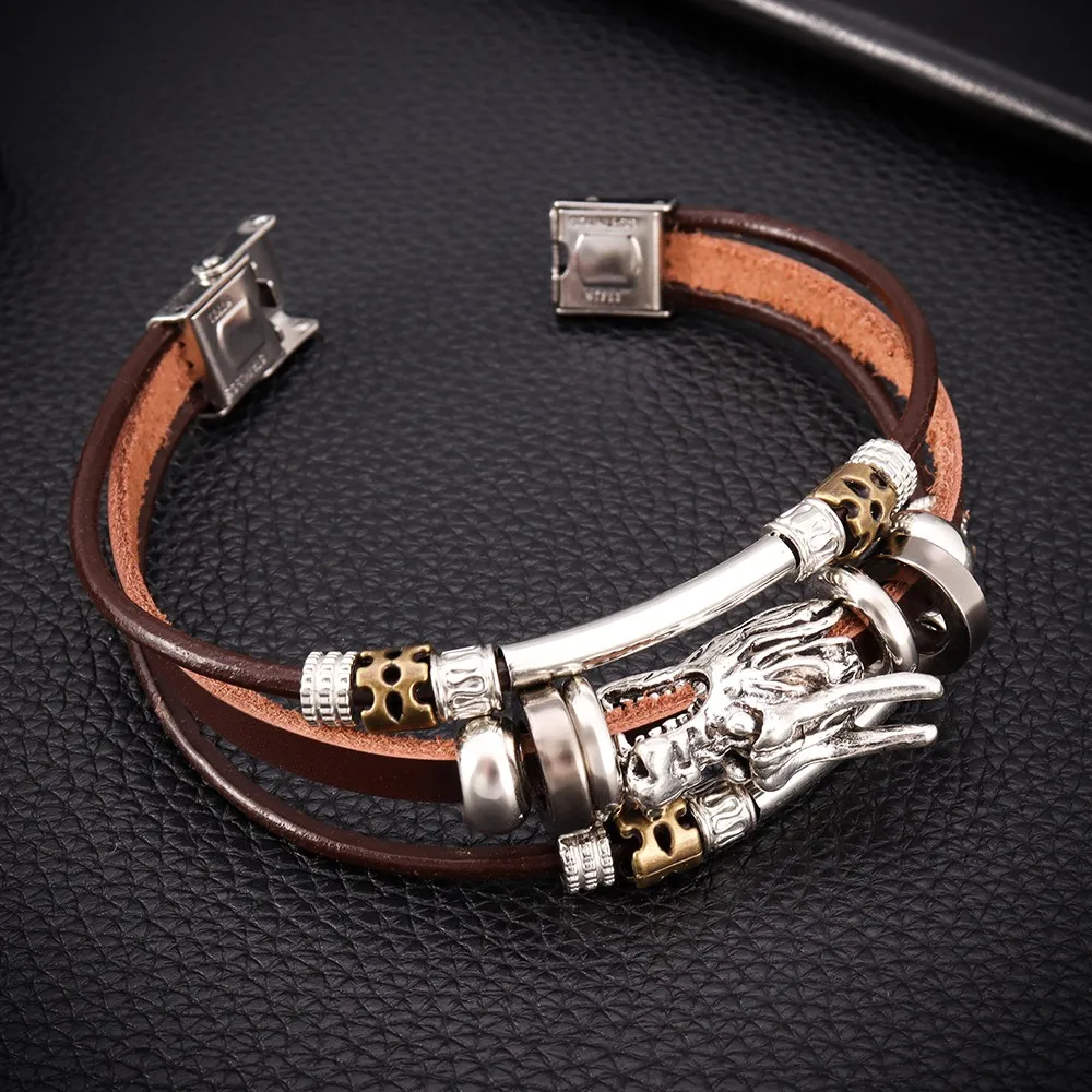 Ethnic Style Bracelet China Leading Bracelet Jewelry Multilayer Multi Piece Leather Rope Bracelet Fashion Personalized Bracelet
Ethnic Style Bracelet China Leading Bracelet Jewelry Multilayer Multi Piece Leather Rope Bracelet Fashion Personalized Bracelet