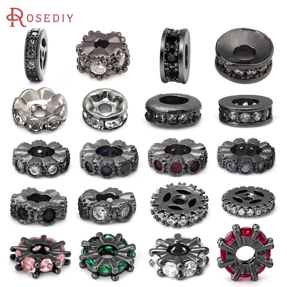 Gun Metal Black Color Brass and Zircon Round Spacer Beads Bracelets Beads Necklace Earrings Making Diy Accessories
Gun Metal Black Color Brass and Zircon Round Spacer Beads Bracelets Beads Necklace Earrings Making Diy Accessories