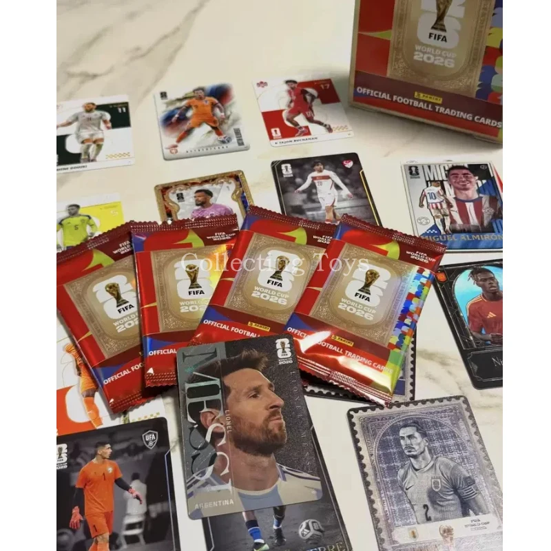 In Stock Panini Fifa World Cup 2026 Official Football Trading Cards Box 10 Packs Messi C Ronaldo Haaland Sports Collection Cards
In Stock Panini Fifa World Cup 2026 Official Football Trading Cards Box 10 Packs Messi C Ronaldo Haaland Sports Collection Cards