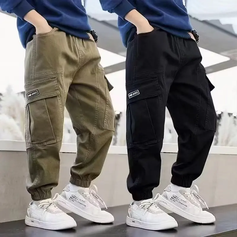2023 Spring & Autumn Boys Cargo Pants Children Casual Sport Pants Teenage Children's Clothing Boys Fashion Versatile Cargo Pants
2023 Spring & Autumn Boys Cargo Pants Children Casual Sport Pants Teenage Children's Clothing Boys Fashion Versatile Cargo Pants