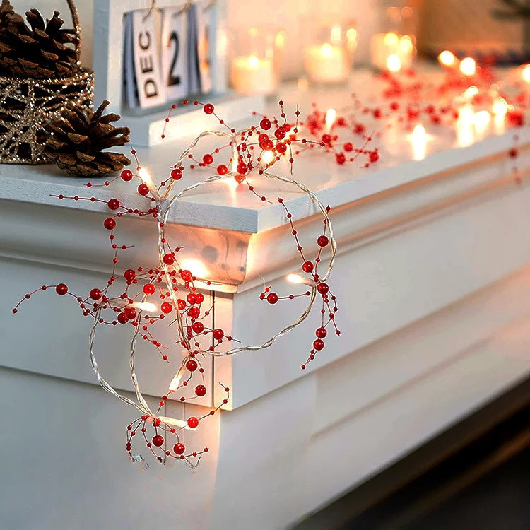 Shingel LED Pearl Fairy Lights Berry Beaded Garland String Lights Festive Birthday Party Wedding DIY Christmas Decoration Lights
Shingel LED Pearl Fairy Lights Berry Beaded Garland String Lights Festive Birthday Party Wedding DIY Christmas Decoration Lights