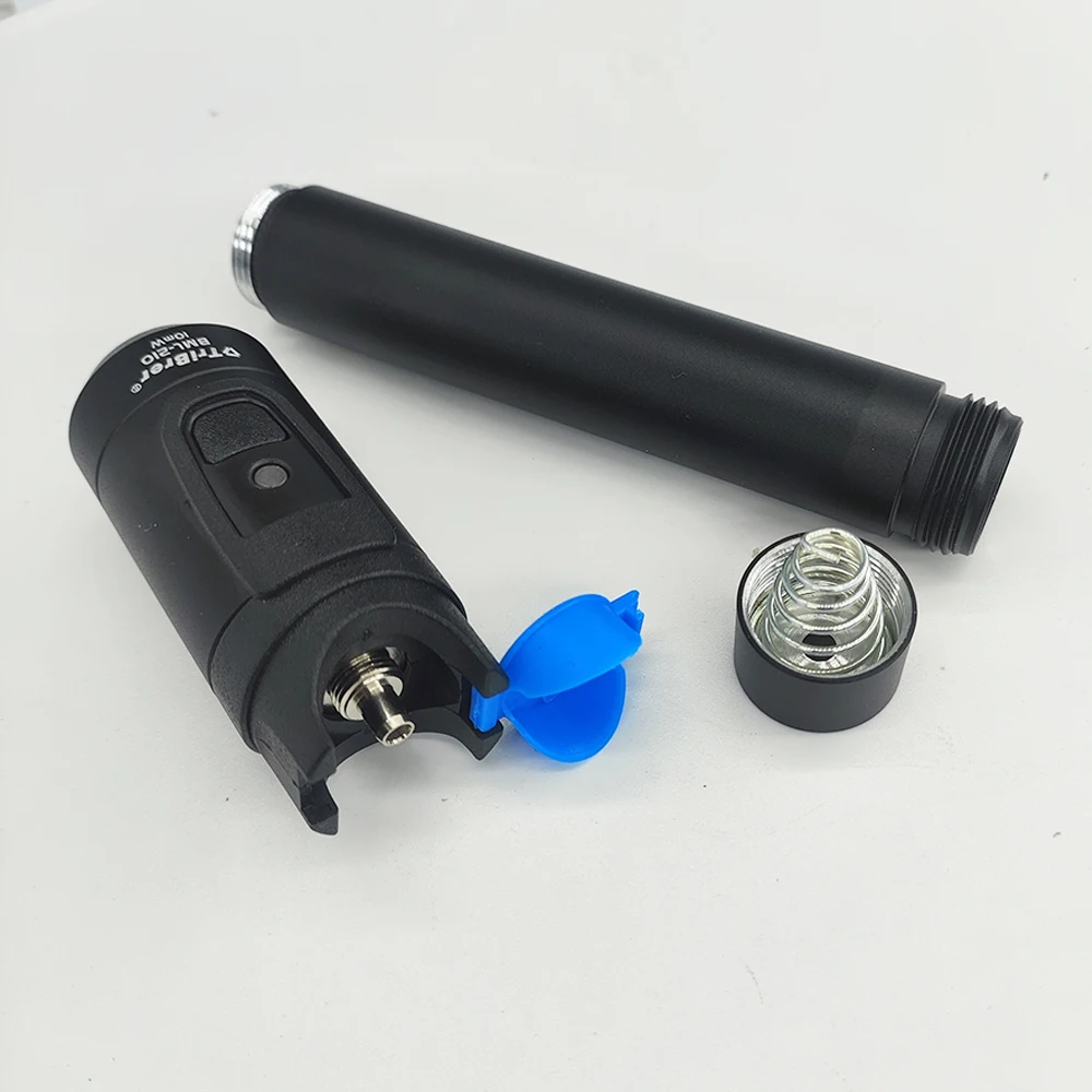 Визуальный детектор неисправностей Тестер оптоволоконного кабеля 10 МВт Красная лазерная ручка (с фланцем оптоволоконного патч-корд)
Визуальный детектор неисправностей Тестер оптоволоконного кабеля 10 МВт Красная лазерная ручка (с фланцем оптоволоконного патч-корд)