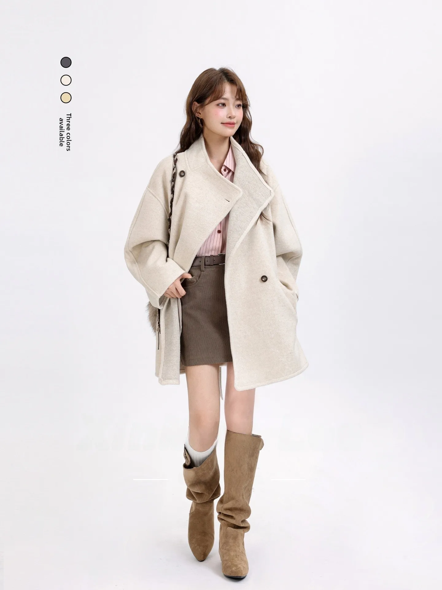 Уникальное двубортное корейское шерстяное пальто для женщин: модное, теплое, универсальное, с эффектом высокого класса, новинка зимнего сезона, верхняя одежда
Уникальное двубортное корейское шерстяное пальто для женщин: модное, теплое, универсальное, с эффектом высокого класса, новинка зимнего сезона, верхняя одежда