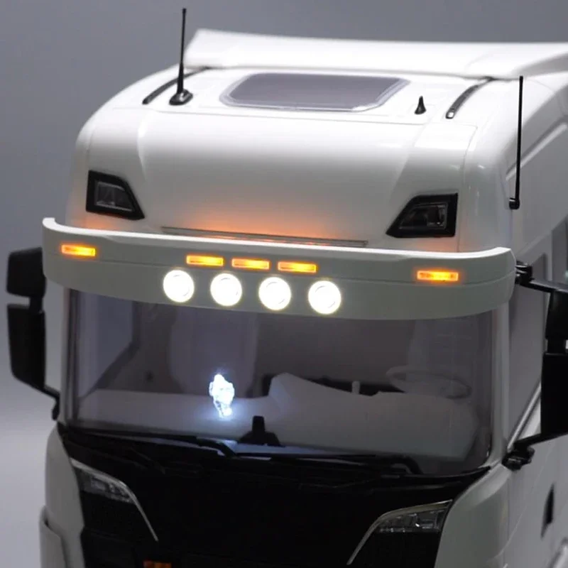JUWUBA RC Truck LED Simulation Sun Visor Light Lamp for 1/14 Tamiya SCANIA 770S 6X4 56368 8X4 56371 Car Upgrade Accessories
JUWUBA RC Truck LED Simulation Sun Visor Light Lamp for 1/14 Tamiya SCANIA 770S 6X4 56368 8X4 56371 Car Upgrade Accessories