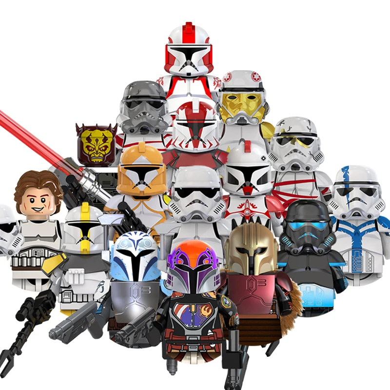MOC Mandalorians Clone Troopers War Imperial Stormtrooper Doll Mini Anime Action Figures Building Blocks Bricks DIY Toys gifts
MOC Mandalorians Clone Troopers War Imperial Stormtrooper Doll Mini Anime Action Figures Building Blocks Bricks DIY Toys gifts