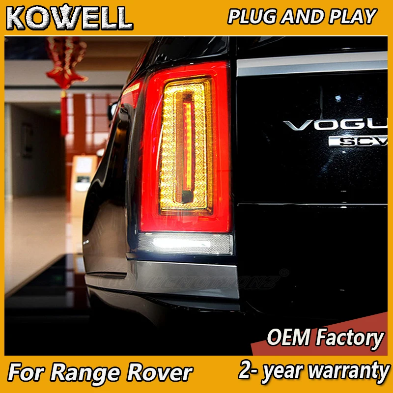 Car Styling for Land Rover Range Rover Tail Lights 2014-2022 Range Rover Taillights DRL+Turn Signal+Brake+Fog+Reversing
Car Styling for Land Rover Range Rover Tail Lights 2014-2022 Range Rover Taillights DRL+Turn Signal+Brake+Fog+Reversing