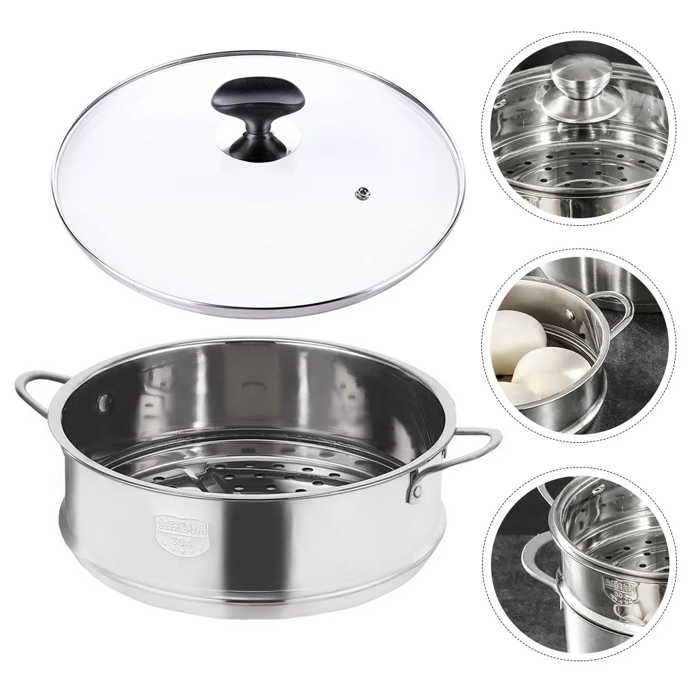 Multi-Functional Stainless Steel Steamer Design Double-Handled Kitchen Accessory Hot Food Preparation Tamale Steamer Pot
Multi-Functional Stainless Steel Steamer Design Double-Handled Kitchen Accessory Hot Food Preparation Tamale Steamer Pot