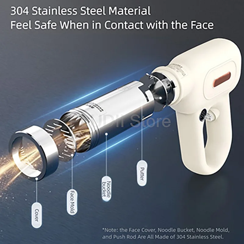 1500mAh Wireless Noodle Making Machine with 5 Pasta Molds Handheld Automatic Noodle Maker for Home Kitchen Easy To Make Pasta
1500mAh Wireless Noodle Making Machine with 5 Pasta Molds Handheld Automatic Noodle Maker for Home Kitchen Easy To Make Pasta