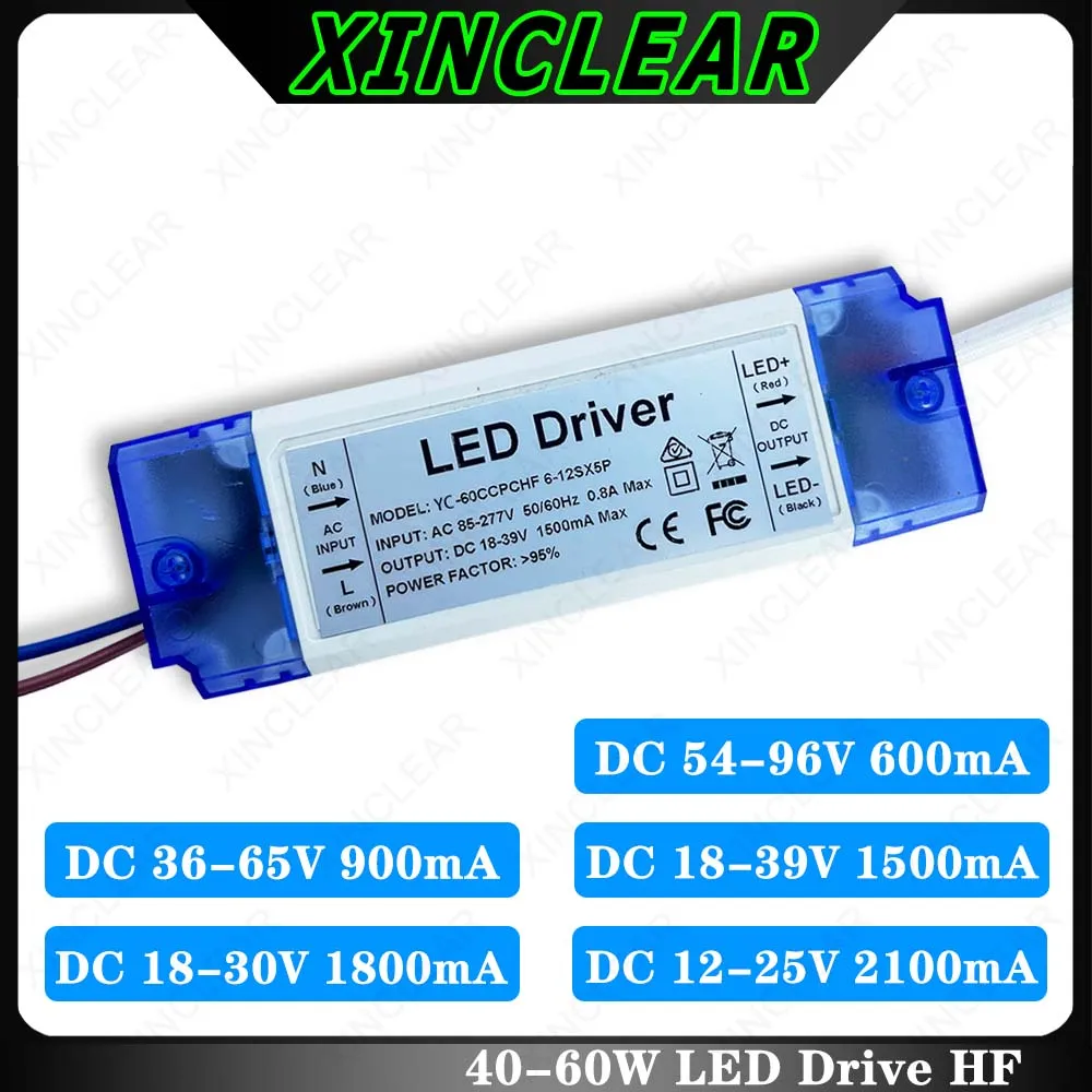 60W 50W 48W 45W 40W LED Driver DC54-96V 36-65V 18-39V 18-30V 600mA 900mA 1500mA 1800mA 2100mA Lighting Transformers Power Supply
60W 50W 48W 45W 40W LED Driver DC54-96V 36-65V 18-39V 18-30V 600mA 900mA 1500mA 1800mA 2100mA Lighting Transformers Power Supply