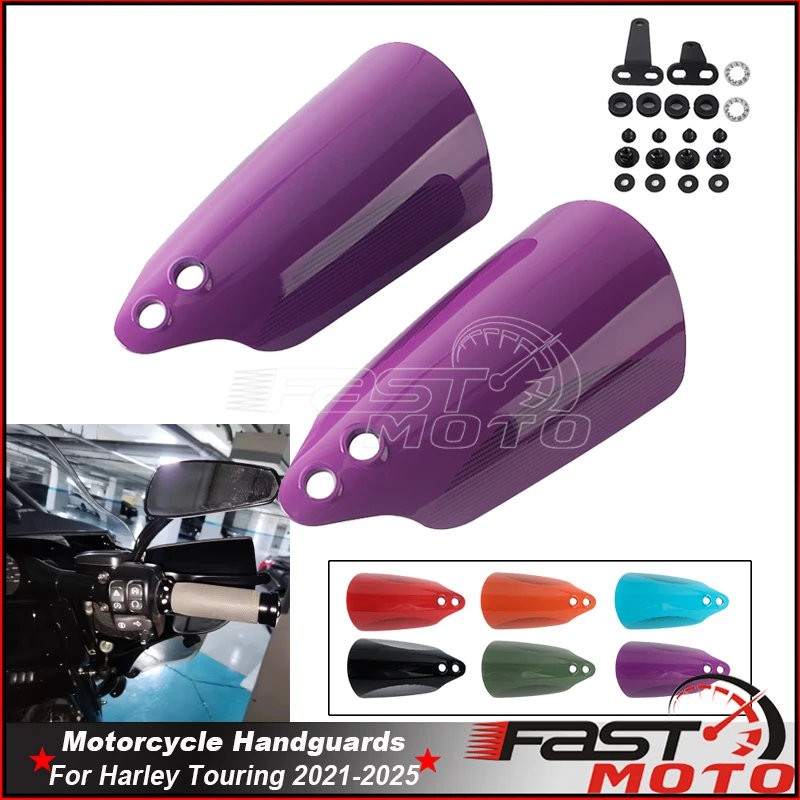 Motorcycle Handguards Hand Guards Protection For Harley Touring Road King Electra Road Glide Limited Handlebar Protector 2021-25
Motorcycle Handguards Hand Guards Protection For Harley Touring Road King Electra Road Glide Limited Handlebar Protector 2021-25