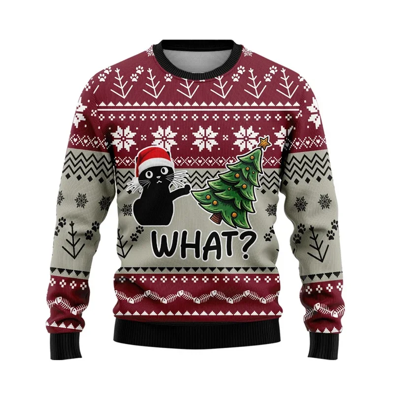Christmas Cat Graphic Sweatshirts Kawaii Pet Long Sleeve Pullovers Funny Animal Cats 3D Printed Polyester Sweaters Unisex Tops
Christmas Cat Graphic Sweatshirts Kawaii Pet Long Sleeve Pullovers Funny Animal Cats 3D Printed Polyester Sweaters Unisex Tops