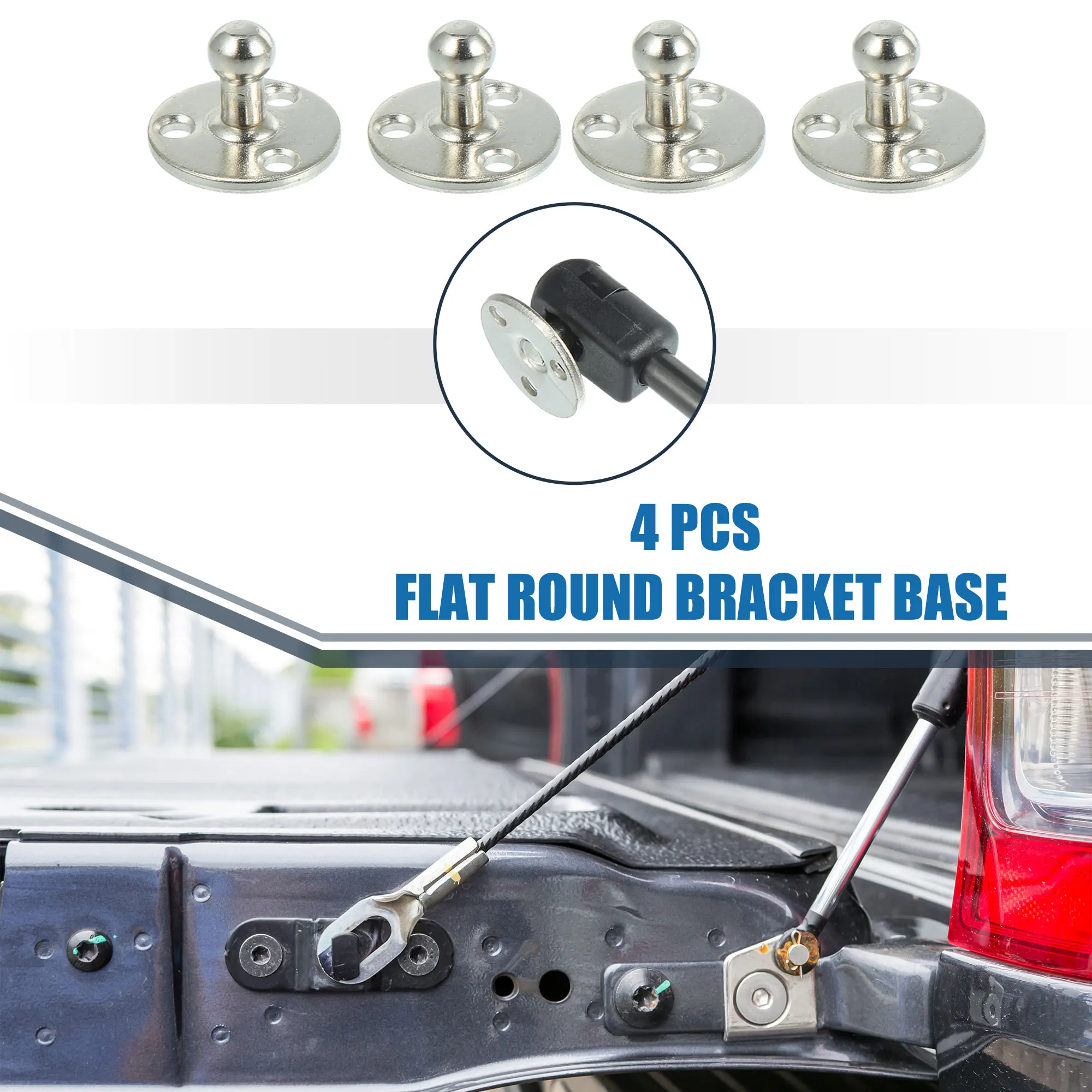 X Autohaux 4 Sets Car Gas Spring Mounting Bracket 10mm Ball Stud Bracket End Fitting Connector with 16 Screws 19x28mm
X Autohaux 4 Sets Car Gas Spring Mounting Bracket 10mm Ball Stud Bracket End Fitting Connector with 16 Screws 19x28mm