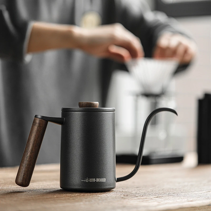 MHW-3BOMBER Hand Brewing Pot Planet Hand Brewing Coffee Pot Solid Wood Handle Stainless Steel Fine Mouth Pot
MHW-3BOMBER Hand Brewing Pot Planet Hand Brewing Coffee Pot Solid Wood Handle Stainless Steel Fine Mouth Pot