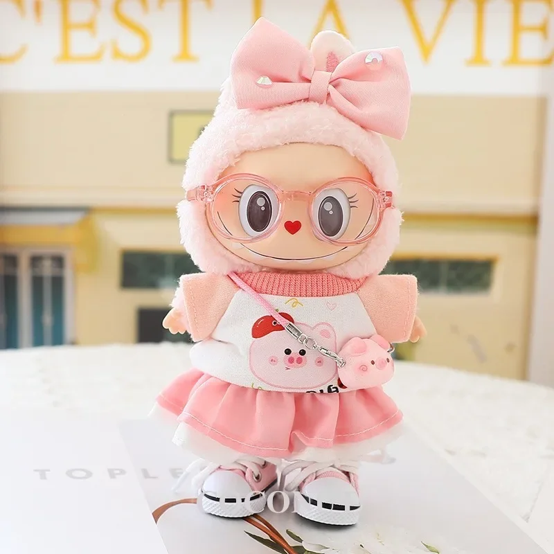 Labubu Oufit Clothes Accessories For 17cm Labubu Pink Pig/Tulip Design Cute Mini Doll Clothes DIY Kid Gift
Labubu Oufit Clothes Accessories For 17cm Labubu Pink Pig/Tulip Design Cute Mini Doll Clothes DIY Kid Gift