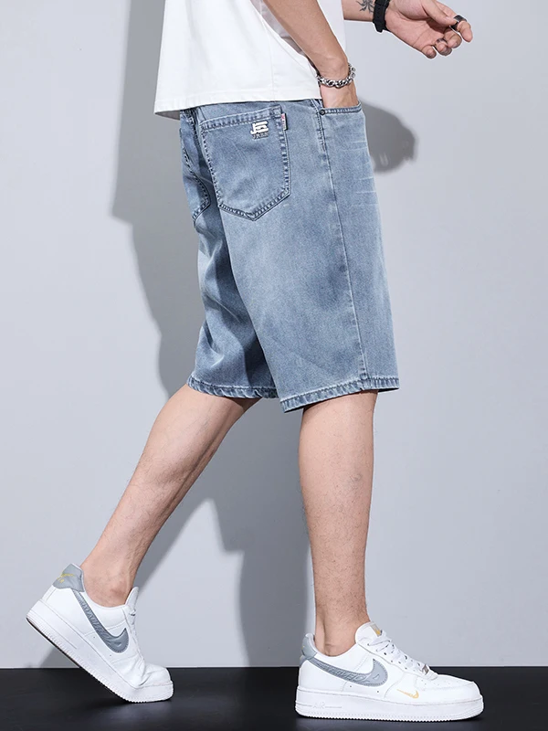 Summer Thin Denim Short Pants Men's Cool Feeling Loose Straight American Casual Breathable Five-Part Jeans Youth Trendy Loose...
Summer Thin Denim Short Pants Men's Cool Feeling Loose Straight American Casual Breathable Five-Part Jeans Youth Trendy Loose...
