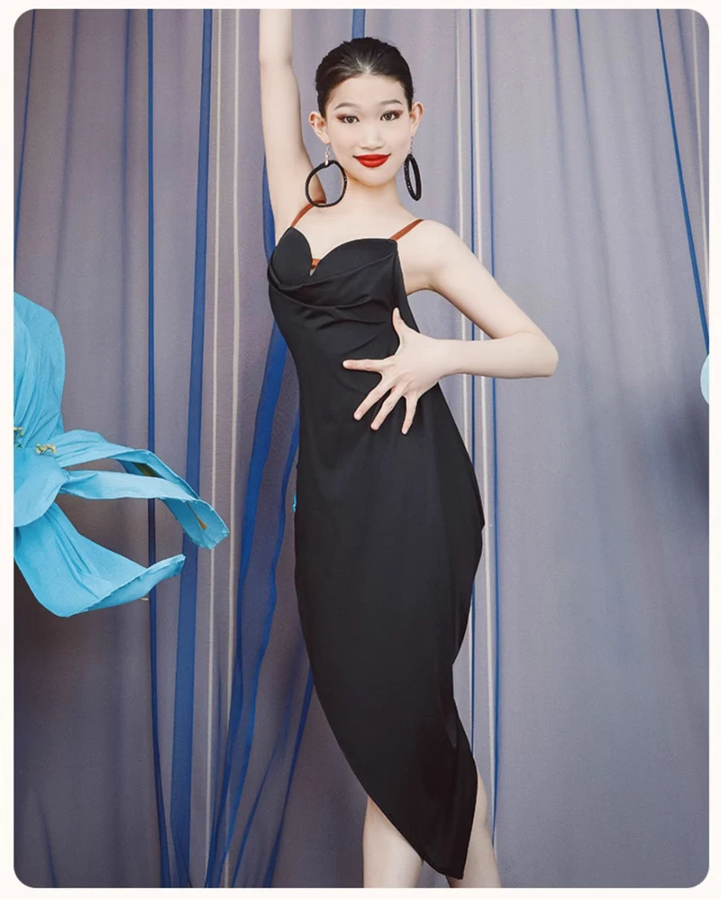 Latin Suspenders Dress Dance Competition Performance Stage Costume Sexy Back Practice Wear Nightclub Outfits Evening Party Gowns
Latin Suspenders Dress Dance Competition Performance Stage Costume Sexy Back Practice Wear Nightclub Outfits Evening Party Gowns
