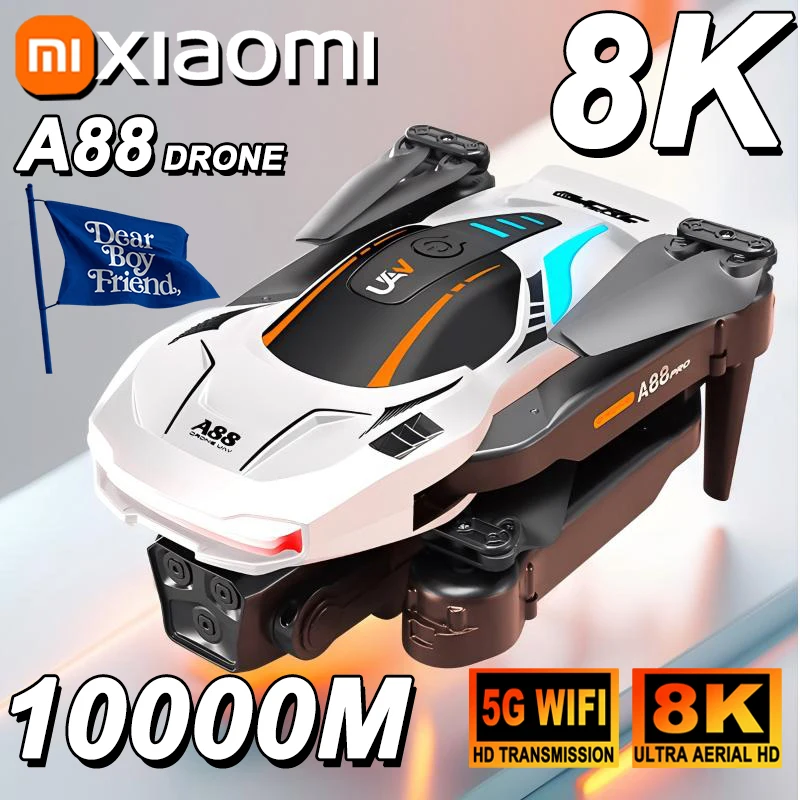 Xiaomi A88 Дрон 8K Профессиональный GPS Двойная камера 5G Предотвращение препятствий Оптическое позиционирование потока Бесщеточные Модернизированные радиоуправляемые игрушки Новый
Xiaomi A88 Дрон 8K Профессиональный GPS Двойная камера 5G Предотвращение препятствий Оптическое позиционирование потока Бесщеточные Модернизированные радиоуправляемые игрушки Новый