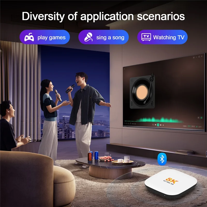 APPLIA-M2 Plus Smart TV Box Android 14 Rockchip RK3528 8K 4K Streaming 1000M LAN Wifi6 Bluetooth With Gyroscope
APPLIA-M2 Plus Smart TV Box Android 14 Rockchip RK3528 8K 4K Streaming 1000M LAN Wifi6 Bluetooth With Gyroscope