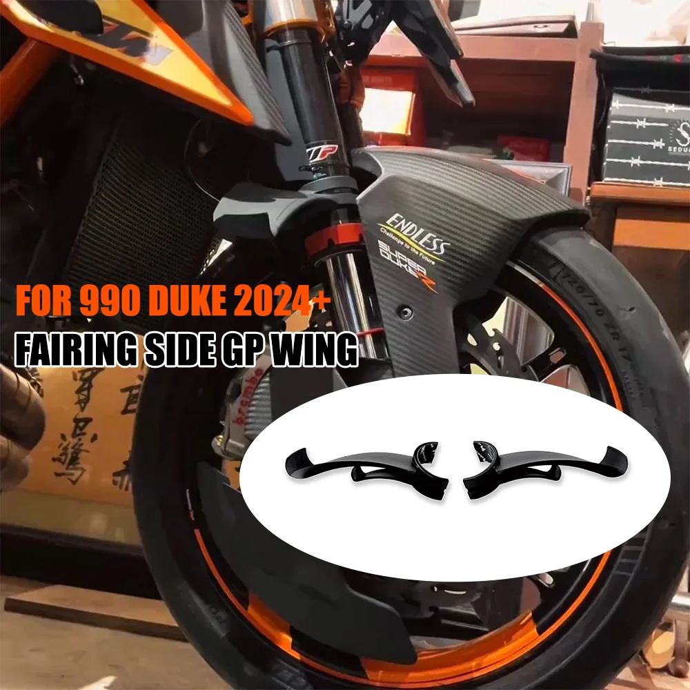 Side Flank FOR 990 Duke 2024+ Winglet Aerodynamic Wing Deflector Spoiler Modified parts Motorcycle Fairing Side GP WING
Side Flank FOR 990 Duke 2024+ Winglet Aerodynamic Wing Deflector Spoiler Modified parts Motorcycle Fairing Side GP WING