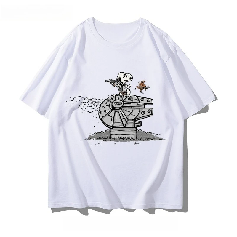 Футболка Snoopy Joint Planet из хлопка с короткими рукавами, летняя мужская и женская футболка Darth Vader Force Lightsaber, с короткими рукавами и половиной рукавов
Футболка Snoopy Joint Planet из хлопка с короткими рукавами, летняя мужская и женская футболка Darth Vader Force Lightsaber, с короткими рукавами и половиной рукавов
