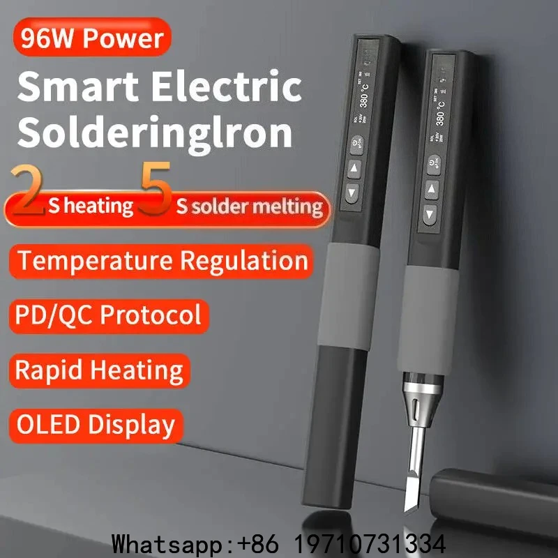 ZT-N1 Smart Soldering Iron 96W Electrician Portable Constant Temperature Welding Pen for Home Maintenance Welding
ZT-N1 Smart Soldering Iron 96W Electrician Portable Constant Temperature Welding Pen for Home Maintenance Welding