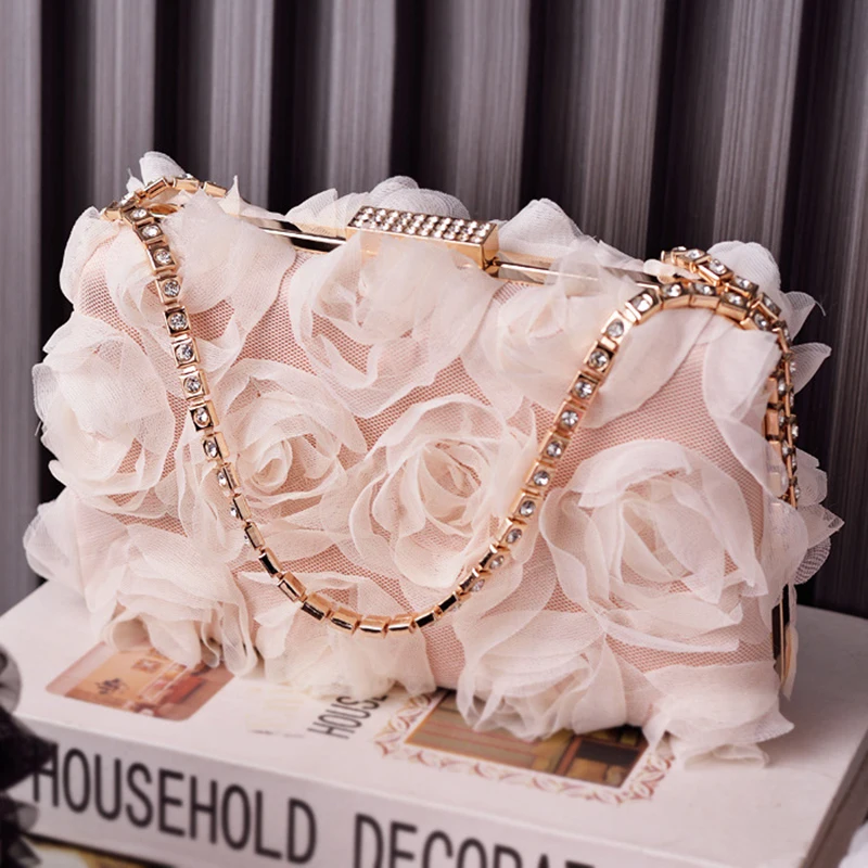 Wedding Dress Bag Bride Clutches Ladies Rhinestone Party Handbag Woman Evening Flower Bags Female Chiffon Floral Wedding Clutch
Wedding Dress Bag Bride Clutches Ladies Rhinestone Party Handbag Woman Evening Flower Bags Female Chiffon Floral Wedding Clutch