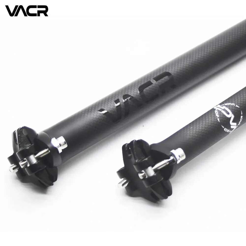 VACR Ultralight 3K Carbon Seatpost 27.2/31.6×400mm Bicycle Seat Post for Mountain Road Bike
VACR Ultralight 3K Carbon Seatpost 27.2/31.6×400mm Bicycle Seat Post for Mountain Road Bike