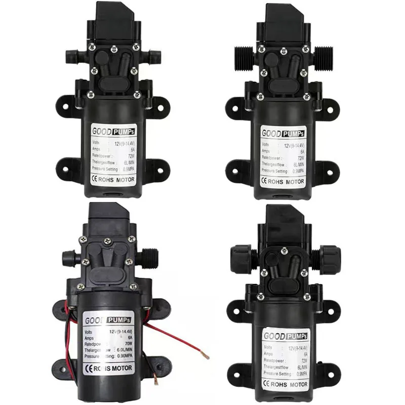 12V Electric Sprayer Water Pump Self-Priming High Pressure Diaphragm Booster Pump Drone Sprayer Accessories
12V Electric Sprayer Water Pump Self-Priming High Pressure Diaphragm Booster Pump Drone Sprayer Accessories