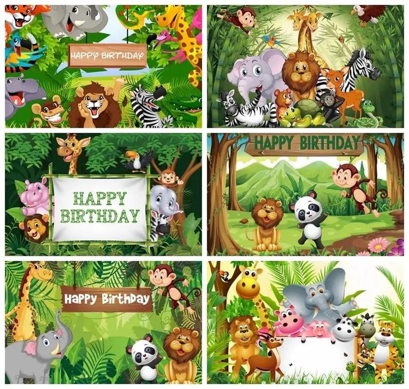 Laeacco Birthday Backdrops Wild One Jungle Safari Party Animals Newborn Baby Shower Custom Photography Backgrounds Photo Studio
Laeacco Birthday Backdrops Wild One Jungle Safari Party Animals Newborn Baby Shower Custom Photography Backgrounds Photo Studio
