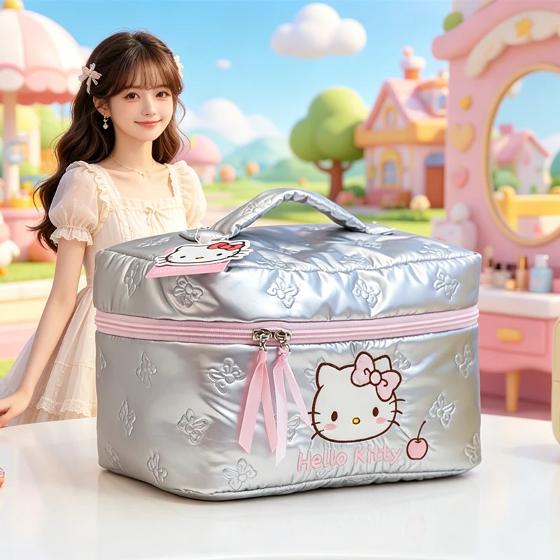 Hellokittys Sanrios Cosmetic Bag Anime Cartoon Embroidery Portable Cute My Melody Cartoon Storage Figure Kawaii Bags for Woman
Hellokittys Sanrios Cosmetic Bag Anime Cartoon Embroidery Portable Cute My Melody Cartoon Storage Figure Kawaii Bags for Woman