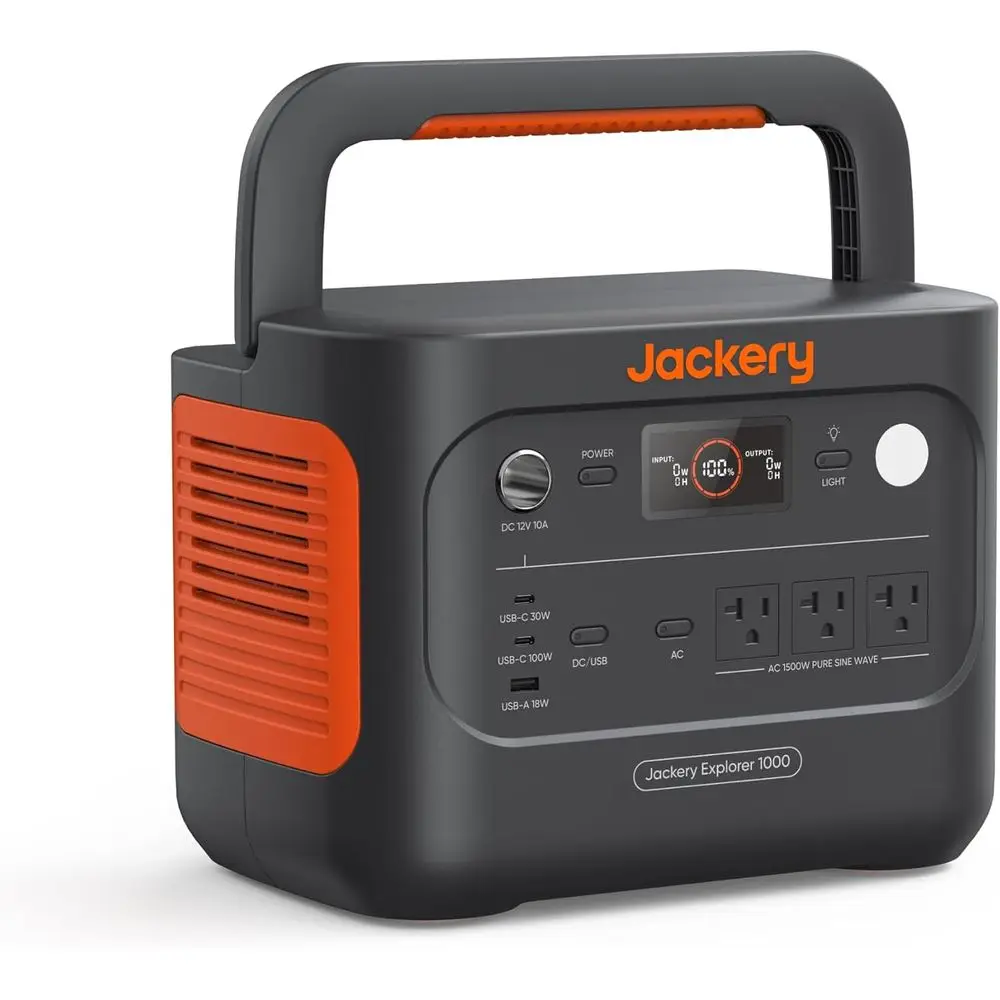 1000 v2 Portable Power Station,1070Wh LiePO4 Battery,1500W AC/100W USB-C Output, 1 Hr ast Charge, r Generator or Camping,Ency, R
1000 v2 Portable Power Station,1070Wh LiePO4 Battery,1500W AC/100W USB-C Output, 1 Hr ast Charge, r Generator or Camping,Ency, R