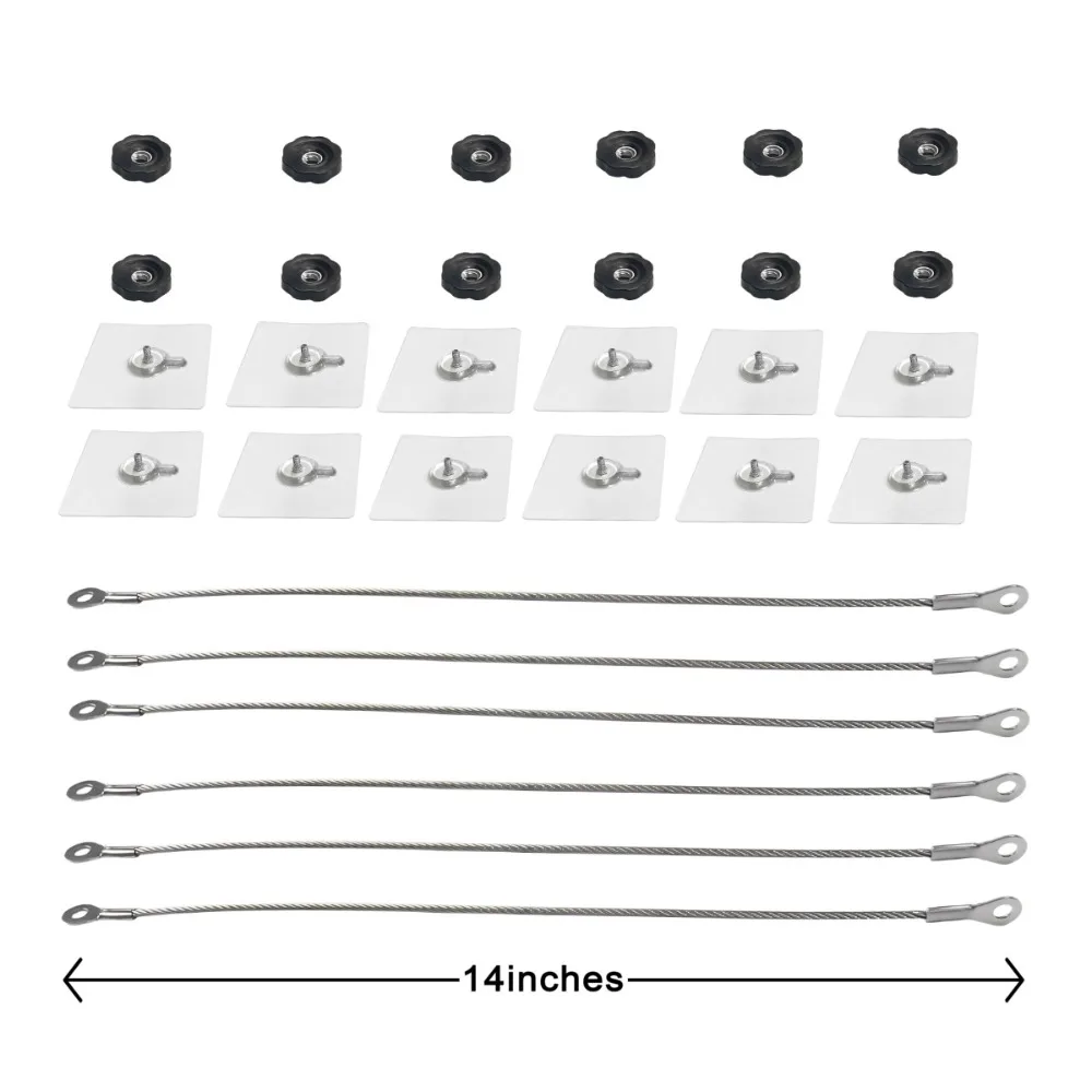 6PACK Anti Tip Furniture Straps 10/14/18inch Stainless Steel Baby Safety Straps Self Adhesive No Drill Furniture Anchors
6PACK Anti Tip Furniture Straps 10/14/18inch Stainless Steel Baby Safety Straps Self Adhesive No Drill Furniture Anchors