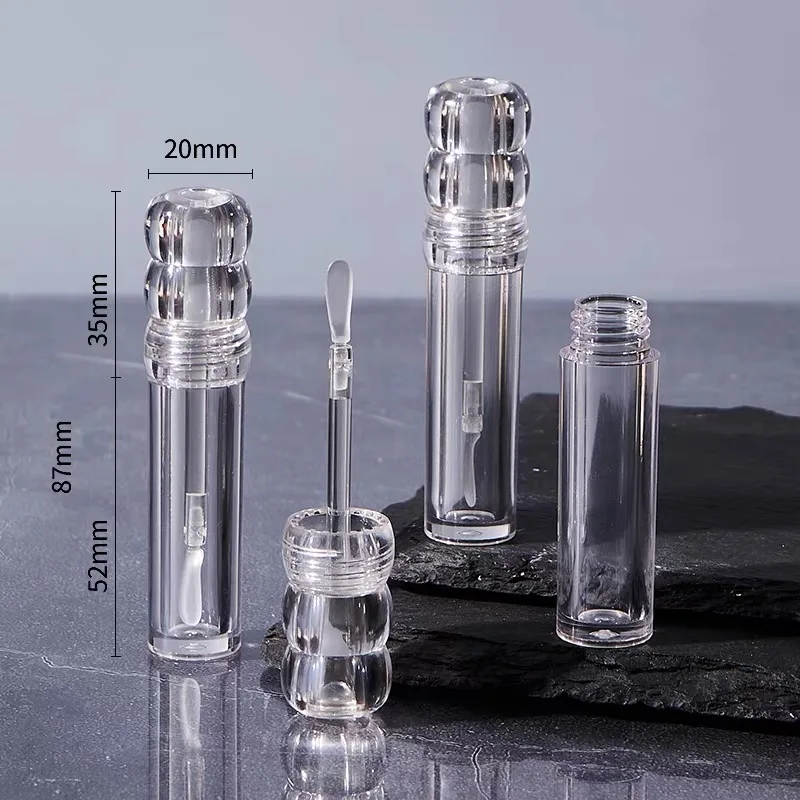 50pcs New All Transparent 3ML Empty Gourd Lip Gloss Bottle Round Makeup Packaging Clear Plastic Lipgloss Tube With Flat Brush
50pcs New All Transparent 3ML Empty Gourd Lip Gloss Bottle Round Makeup Packaging Clear Plastic Lipgloss Tube With Flat Brush