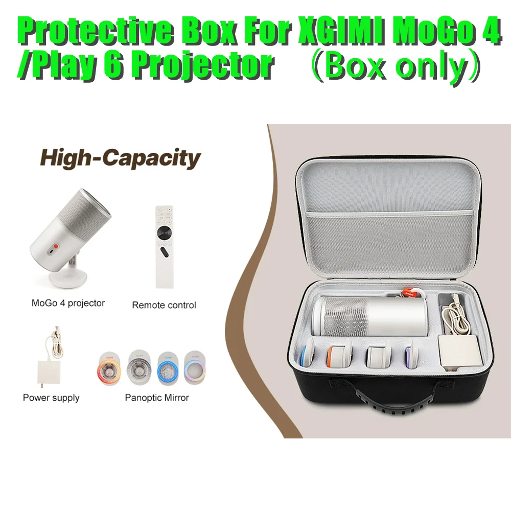Projector Portbale Case Protective Box For XGIMI MoGo 4/Play 6 Projector Speaker Protection Large capacity Handle Storage Bags
Projector Portbale Case Protective Box For XGIMI MoGo 4/Play 6 Projector Speaker Protection Large capacity Handle Storage Bags