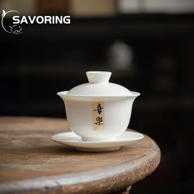 150 мл белый фарфор Dehua чай Tureen тонкая шина чайный набор кунг-фу чайный набор Крытая чаша каллиграфия пузырьковая чайная чаша Ручная захватывающая чаша
150 мл белый фарфор Dehua чай Tureen тонкая шина чайный набор кунг-фу чайный набор Крытая чаша каллиграфия пузырьковая чайная чаша Ручная захватывающая чаша