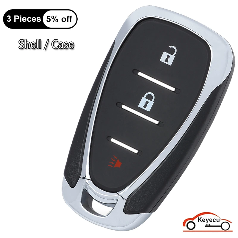KEYECU 3 Buttons Case for Chevrolet Spark Sonic Equinox Trax Traverse Cruze Blazer Auto Smart Remote Key Shell Fob HYQ4AA HYQ4EA
KEYECU 3 Buttons Case for Chevrolet Spark Sonic Equinox Trax Traverse Cruze Blazer Auto Smart Remote Key Shell Fob HYQ4AA HYQ4EA