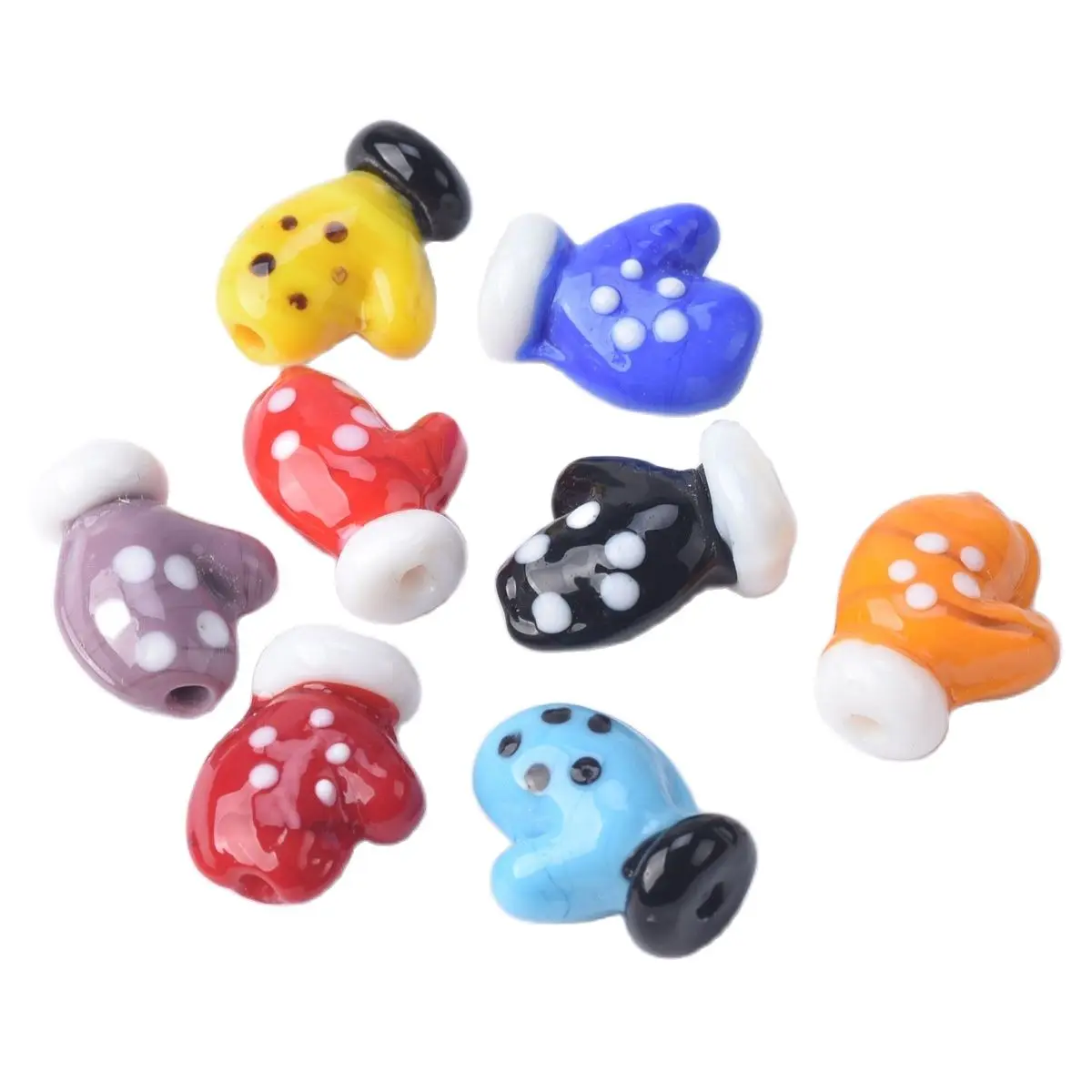 5pcs 18x14mm Glove Shape Handmade Lampwork Glass Loose Beads for Jewelry Making DIY Crafts Findings
5pcs 18x14mm Glove Shape Handmade Lampwork Glass Loose Beads for Jewelry Making DIY Crafts Findings