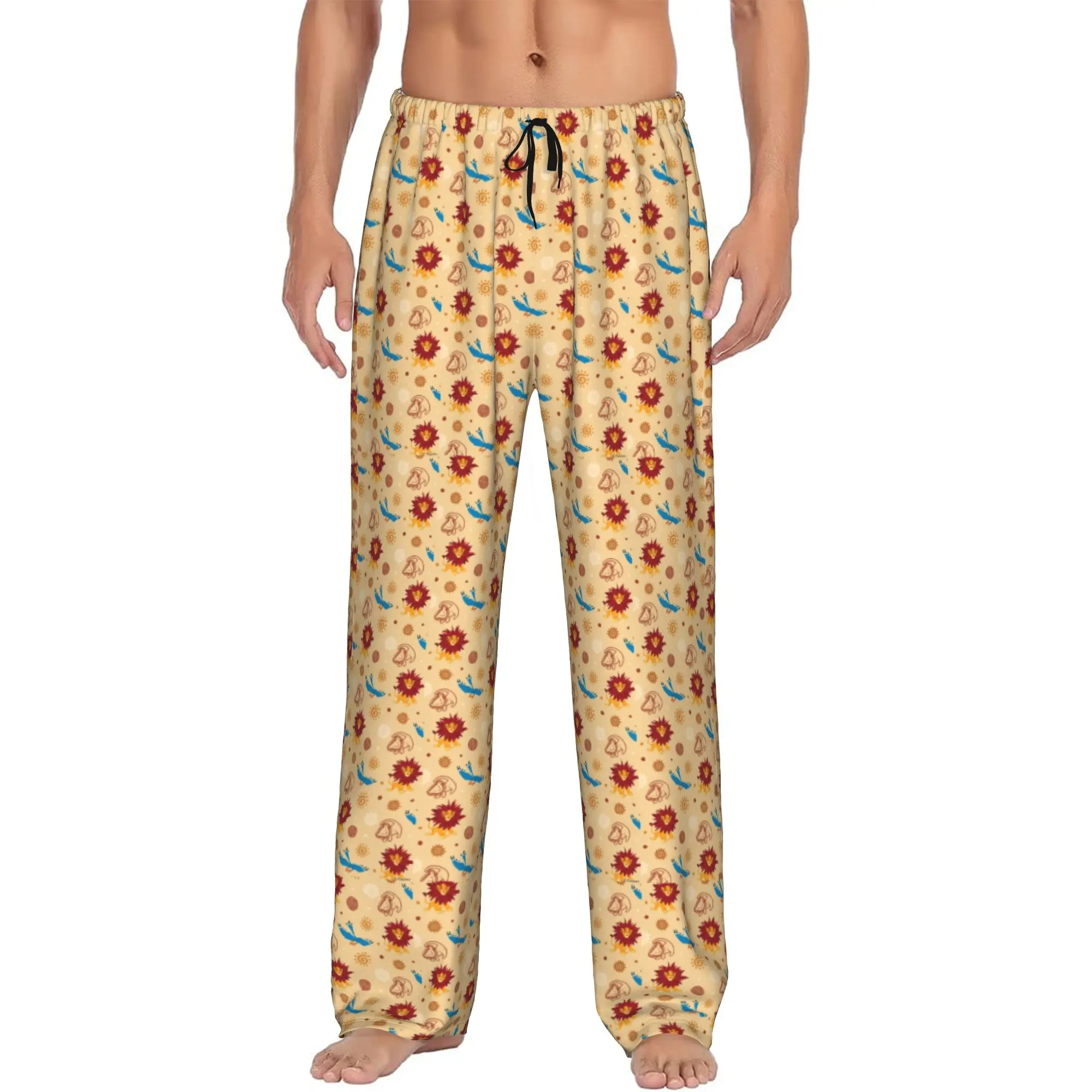 Custom Printed The Lion Cartoon K-Kings Pajama Pants for Men Anime Sleep Sleepwear Bottoms with Pockets
Custom Printed The Lion Cartoon K-Kings Pajama Pants for Men Anime Sleep Sleepwear Bottoms with Pockets