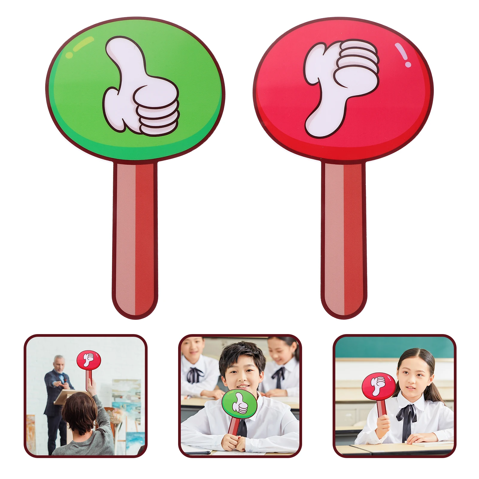 2pcs Reusable Paddle Sturdy Classroom Judging Handheld Voting Board For School Teacher Supplies Plastic
2pcs Reusable Paddle Sturdy Classroom Judging Handheld Voting Board For School Teacher Supplies Plastic