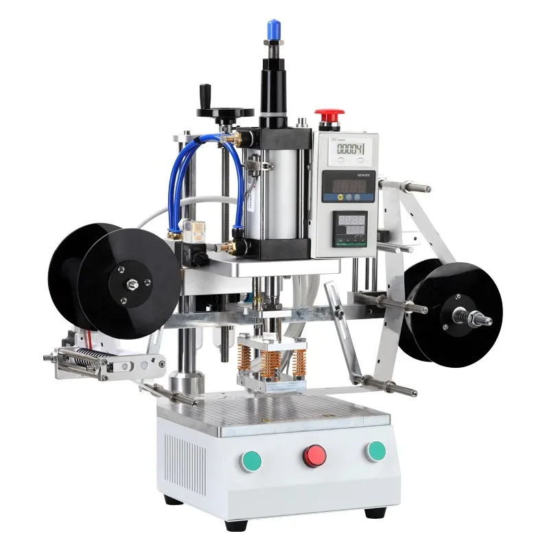 WT-TY100 Pneumatic Hot Foil Stamping Machine Leather Stamp Emboss Press Tool Logo Custom Digital PVC Card Paper Heat Machine
WT-TY100 Pneumatic Hot Foil Stamping Machine Leather Stamp Emboss Press Tool Logo Custom Digital PVC Card Paper Heat Machine